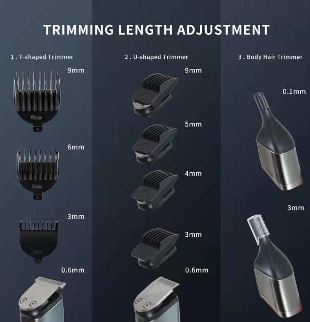Haokry Hair Grooming Kit 6-in-1 Trimmer - Image 2