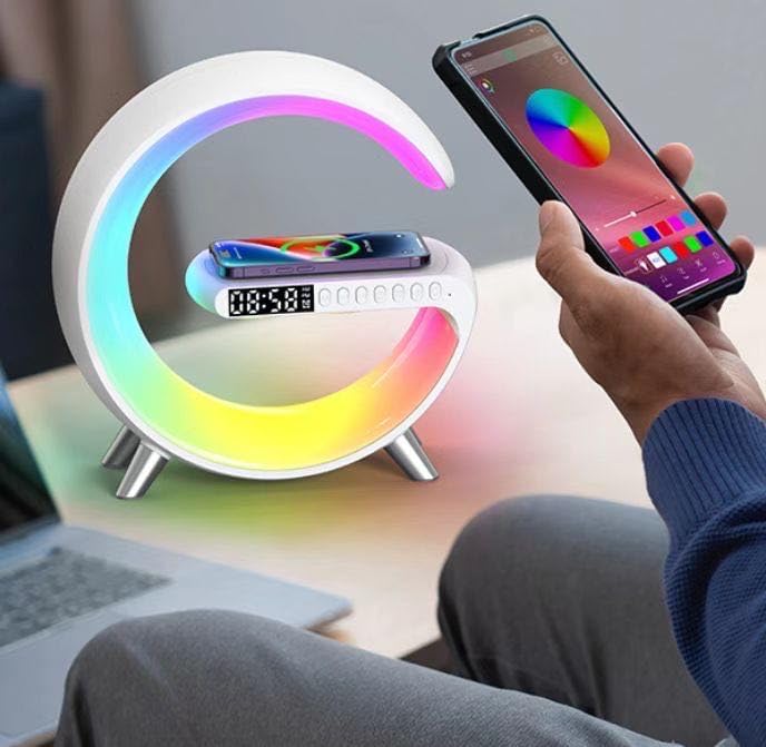 Smart G-Shaped Alarm Clock LED Lamp - Image 4
