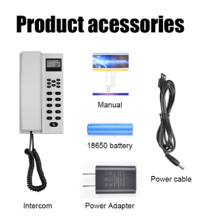 Wireless Intercom GAL-LCD100A - Image 4