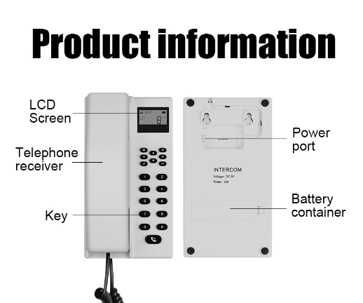 Wireless Intercom GAL-LCD100A - Image 2